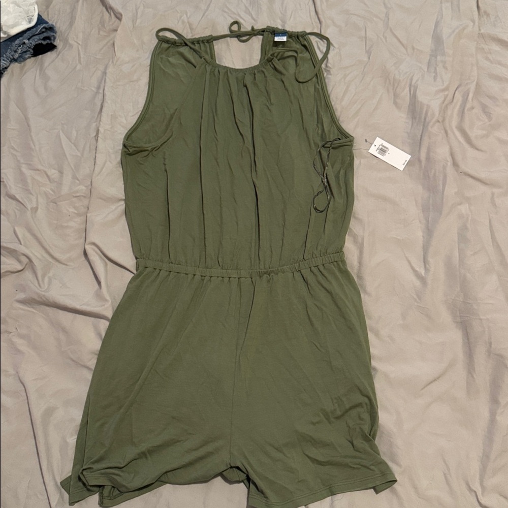 Old Navy Olive Green Jumpsuit